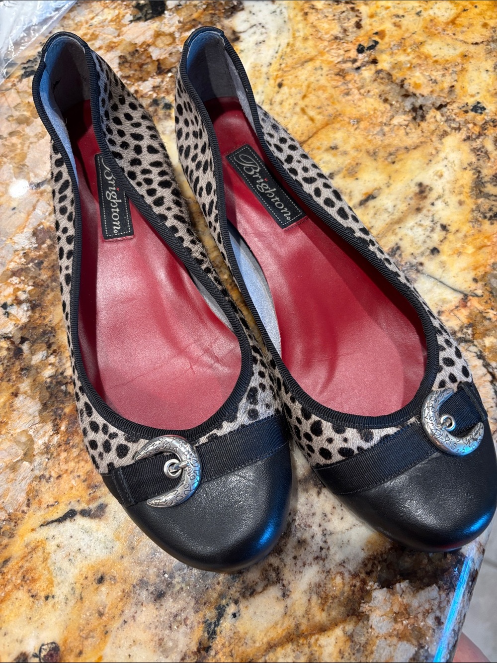 BRIGHTON “baby” leopard shoes